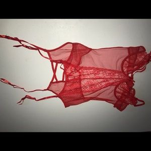 Red sexy lingerie